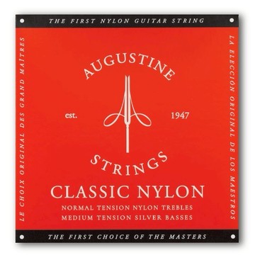 AUGUSTINE 奧古斯丁 古典吉他弦 Classic Red  紅色 中張【黃石樂器】