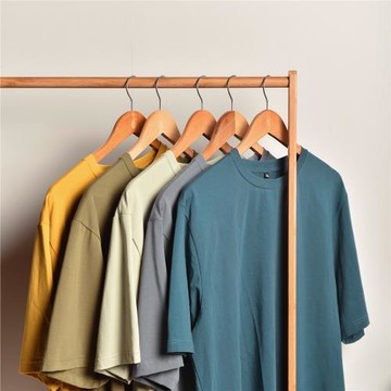 Liberty Kostume 冰絲夏季t恤士莫蘭迪純色寬松情侶裝短袖男女t恤