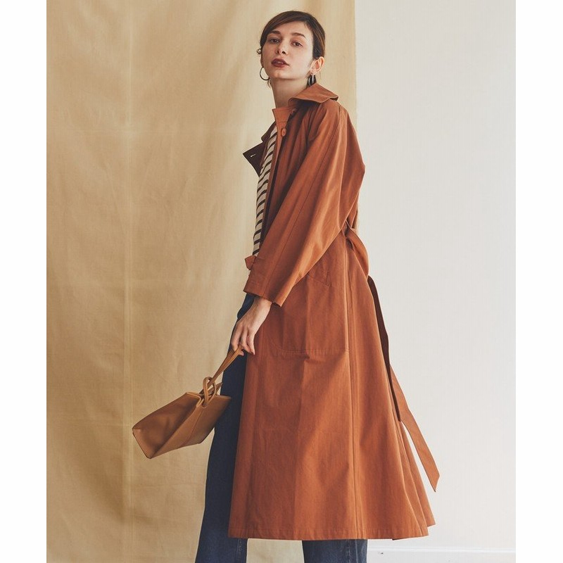 ドゥ アルシーヴ オーバーロングトレンチコート レディース ブラウン F Doux Archives 通販 Lineポイント最大1 0 Get Lineショッピング