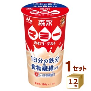 森永 マミー のむヨーグルト 190g×12本 飲料