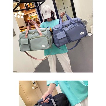 旅行包女短途手提大容量運動收納干濕分離帶鞋倉可套拉桿箱健身袋