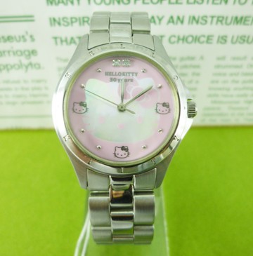 【震撼精品百貨】Hello Kitty 凱蒂貓~手錶-30週年紀年版-貝殼面【共1款】