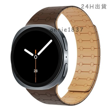 🔥免運 臺灣出貨🔥適用三星watch 8手錶帶8 Classic新款AP紋高級雙色磁吸三星8錶帶