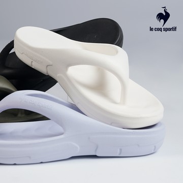 【LE COQ SPORTIF 法國公雞】LA MER夾腳拖鞋 男鞋 女鞋-白色LWT73184