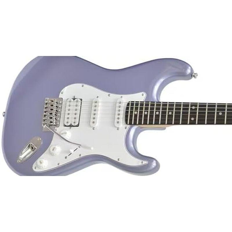 PLAYTECH (プレイテック) エレキギター ストラトキャスタータイプ ST250 S-S-H Rose Metallic Blue