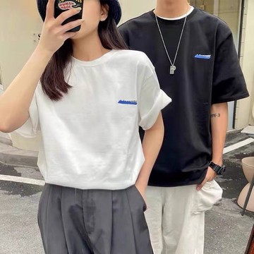 抖音超紅品牌 ADER ERROR 左胸口小字母/折疊字母短袖 T恤 短袖 短T