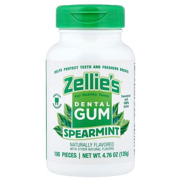 Zellie's, 護齒口香糖，留蘭香，100 片