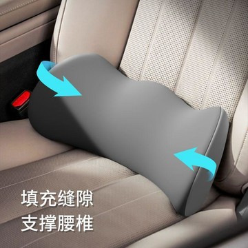 臺灣/✨腰靠 座椅腰靠夏天汽車頭枕車用腰靠座椅車載靠枕護頸專用靠墊記憶棉靠背透氣套裝