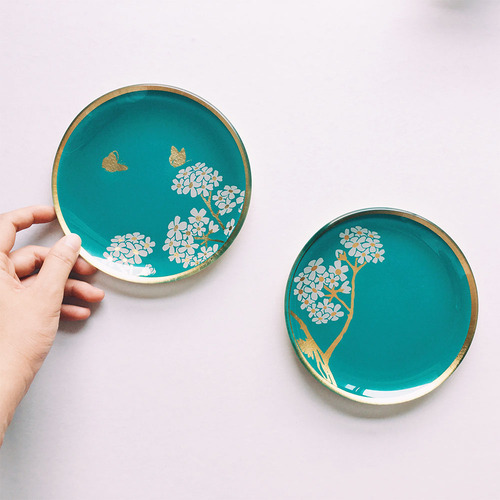 WEN PIIM｜Venus Healing Gold Foil Round Plate x 維納斯的治癒圓形器皿