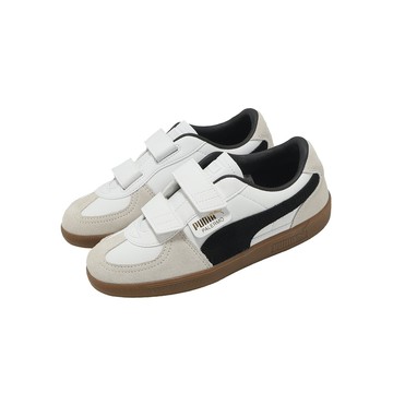 [ACS] Puma 休閒鞋 Palermo Lth V PS 中童 米白 魔鬼氈 膠底 402003-01