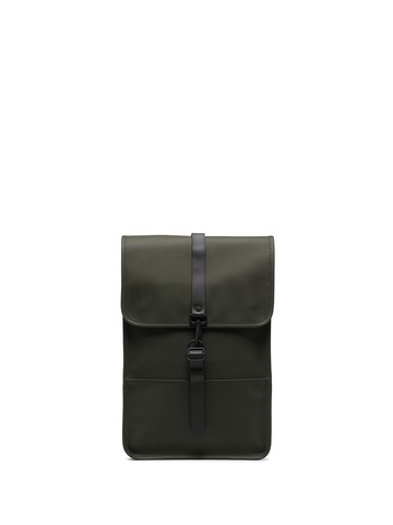 Rains - faux-leather mini backpack - women - Polyester/Polyurethane - One Size - Green