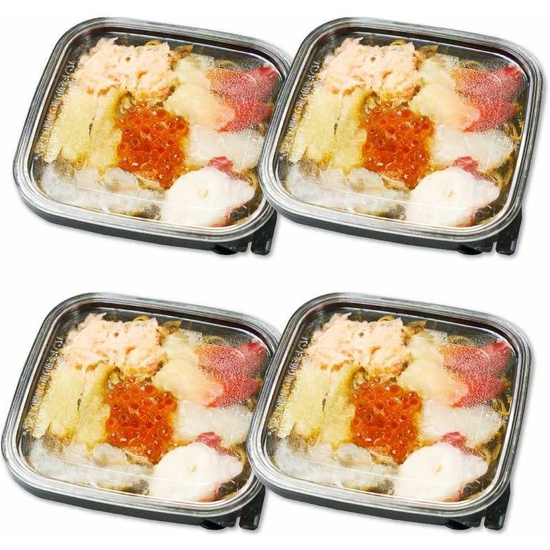 海鮮漬 100g 海鮮7種類 増毛 ぐるめ食品 松前漬け 海鮮丼 お取り寄せ グルメ ご飯のお供 おかず おつまみ (4個セット)