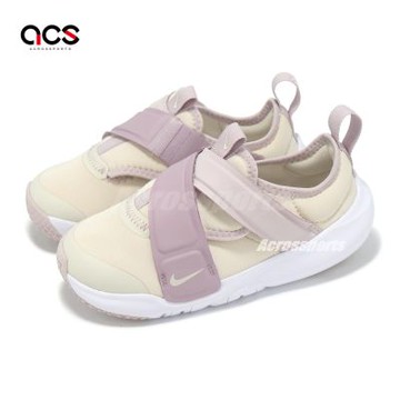 Nike 休閒鞋 Flex Advance TD 小童 學步鞋 米 紫 魔鬼氈 運動鞋 CZ0188-502