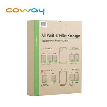 COWAY 空氣清新機濾網/AP-1009CH/三年份濾網:活性碳濾網x3+HEPA濾網x1
