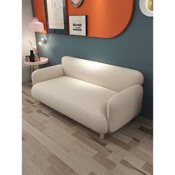 北歐油蠟皮沙發小戶型公寓貓抓皮雙人客廳三人臥室乳膠網紅服裝店