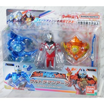 星矢TOY 板橋實體店面 正版 BANDAI 超人力霸王雅克可動公仔 烈日 皓月裝甲套組