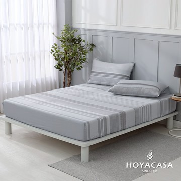 HOYACASA 60支天絲床包枕套組｜摩登時代｜(單人/雙人/加大/特大)