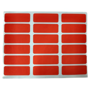 華麗牌 彩色標籤 WL-2071R 20包 每包180張  紅色  1盒