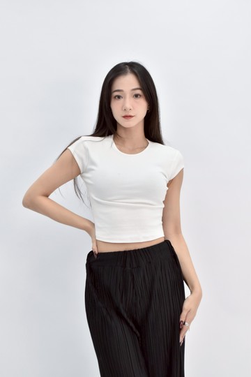 (S) lure hsu質感棉質白色上衣