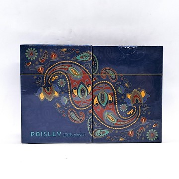 【USPCC撲克】Plastic Paisley Poker Blue 撲克 S103052699