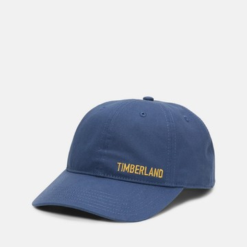 Timberland 中性藍色LOGO棒球帽｜A2PD3288