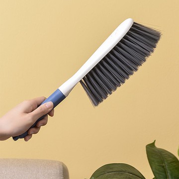 居家家卡通家用牀上沙發清潔神器臥室長柄軟毛除塵刷掃炕掃帚刷子