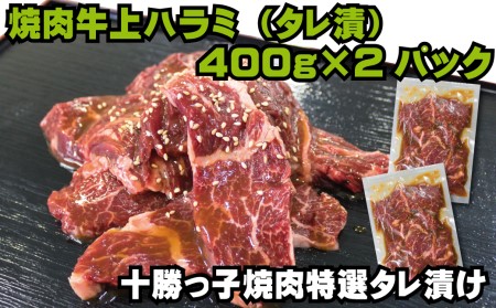 味付き牛上ハラミ（たれ漬け）800g