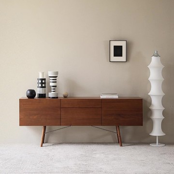 【D3原木家居】Hudson 北美胡桃木餐邊櫃 收納櫃 邊櫃-180/210cm