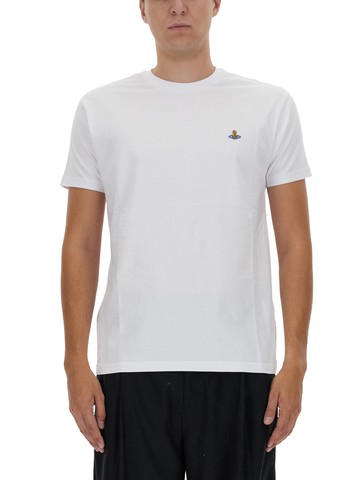 vivienne westwood orb logo t-shirt