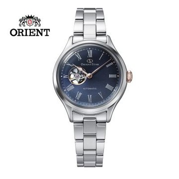 ORIENT STAR 東方之星 CLASSIC 系列 經典鏤空機械錶 全球限量款 灰藍色 RE-ND0022L -30.5mm