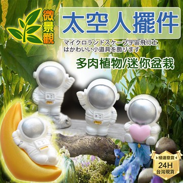PJ小舖｜微景觀擺飾 水族擺飾 魚缸裝飾擺件 太空人 多肉植物 創意園藝造景生態瓶擺設公仔迷你小模型 拍攝道具