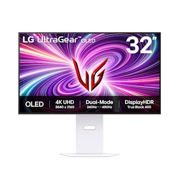 【LG 樂金】32GS95UV-W 32型 UltraGear 4K OLED 雙模式專業電競螢幕 (7W喇叭)