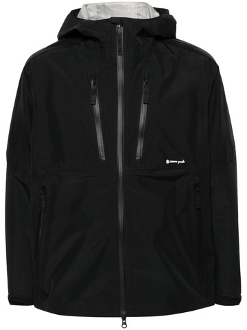 Snow Peak - Gore-Tex hooded rain jacket - men - Polyester/Polyester - M - Black