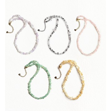 黃水晶・紫水晶・粉水晶・綠草莓晶・黑髮晶・鈦鋼｜項鍊｜快速出貨｜能量療癒、層次穿搭、磁場守護｜台北現貨｜《涵秘Hami》