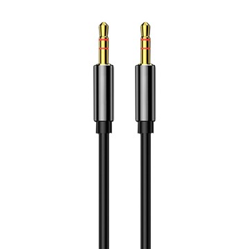 山澤 3.5mm公對公Aux音源線 高保真抗干擾 適用3.5mm標準接口  單一產品  Black  1條