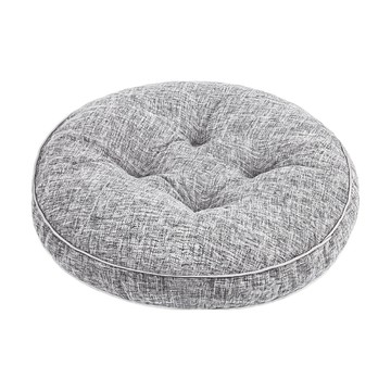 小麥購物 加厚棉麻坐墊 圓形 C589 505g  冰川灰  43 x 43 x 10cm