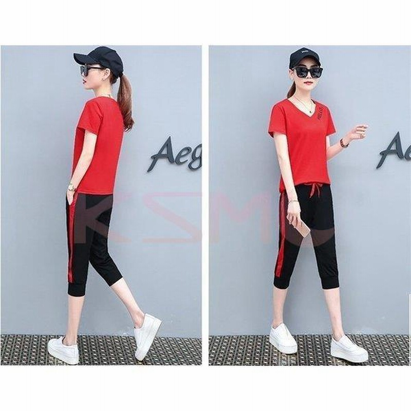 ジャージ レディース 上下 セット おしゃれ セットアップ 夏 40代