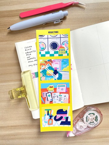 成人日常四格連拍貼紙組