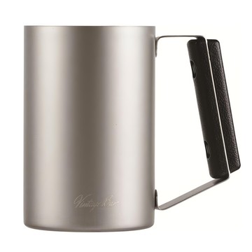 PEARL LIFE 珍珠金屬 Vintage Bar系列 復古酒吧真空馬克杯 HB-5789  360ml  1個  銀色