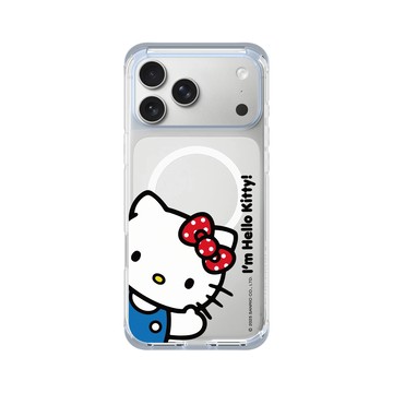 iPhone 17 Pro Max ClearX (MagSafe 兼容) 冰透藍 - 三麗鷗-Hello Kitty - I'm Hello Kitty!