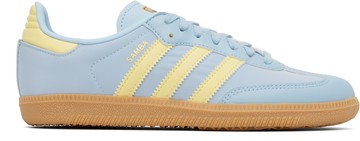 adidas Kids 蓝色 Samba OG 儿童运动鞋