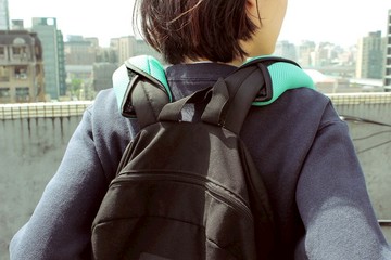 AC RABBIT 氣墊減壓背帶墊- 雙肩背  舒適  台灣製造 AP-9302D