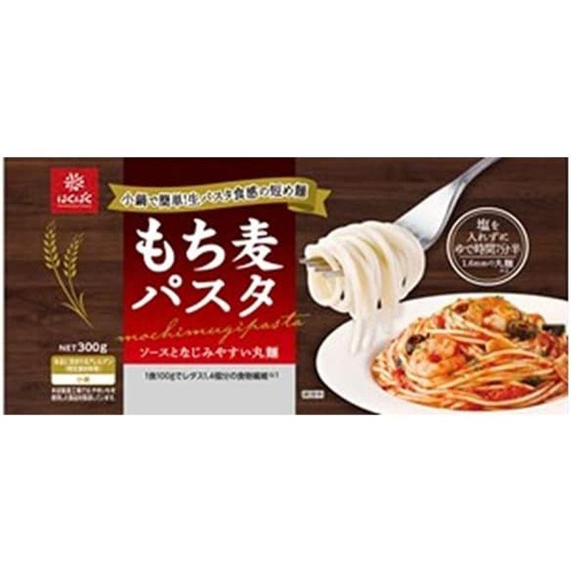 はくばく もち麦パスタ丸麺タイプ 300g×10袋入×(2ケース)