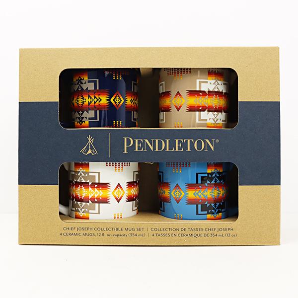 PENDLETON ペンドルトン CHIEF JOSEPH Ceramic Mugs XC880 マグカップ 4点セット コップ アウトドア キャンプ コーヒー 食器 キッチン 用品