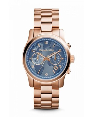 『Marc Jacobs旗艦店』美國代購 Michael Kors 浮雕地球數字雙眼腕錶｜100%全新正品｜特價 ViVi歐日韓連線
