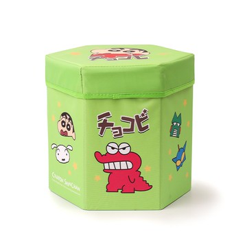 蠟筆小新摺疊收納箱 鱷魚餅乾- Norns Original Design 巧克比 折疊收納椅 收納盒 整理箱 置物箱