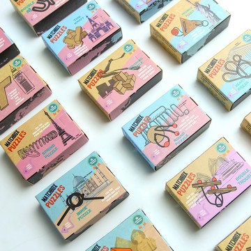 環遊世界-解謎火柴盒 Puzzle Matchbox (款式採隨機出貨) 火柴盒雖小，難度俱全