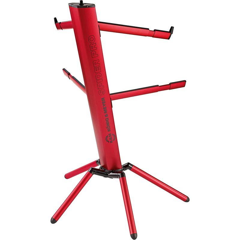 KM (ケーアンドエム) キーボードスタンド Keyboard stand ?Spider Pro? red 18860