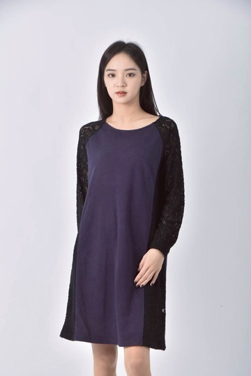 (M) bluedeer雷絲藍色洋裝