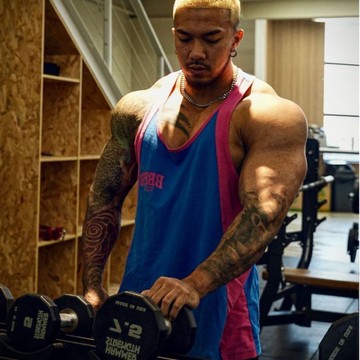 美式潮牌健身背心男夏季高彈透氣運動無袖 T 卹健身房訓練坎肩 男裝運動背心 速乾男裝背心 H0523